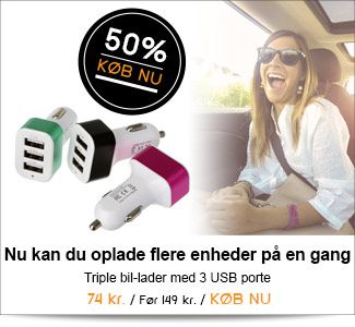 Nu kan du oplade flere enheder på en gang! Nu kan du oplade flere enheder på en gang!