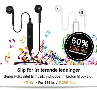 Slip for irriterende ledninger - kvalitets earpods med bluetooth Slip for irriterende ledninger - kvalitets earpods med bluetooth