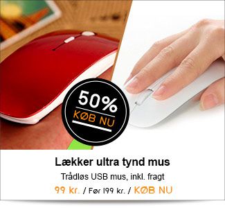 Lækker ultra tynd mus - kan bruges til begge hænder. Lækker ultra tynd mus - kan bruges til begge hænder.