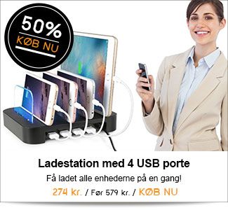 Få ladet alle enhederne på en gang! Få ladet alle enhederne på en gang!