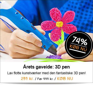 Årets gaveide til børnene: Lav flotte kunstværker med den fantastiske 3D pen! Årets gaveide til børnene: Lav flotte kunstværker med den fantastiske 3D pen!