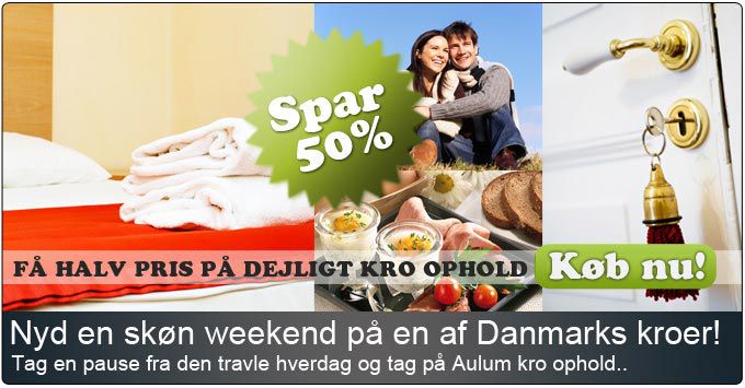 Weekend ophold fra fredag til lørdag for 2 personer