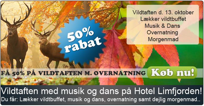 Efteråret byder på skøn Vildtaften på Hotel Limfjorden