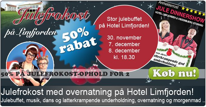 Kom i julestemning med et festligt julefrokost-ophold