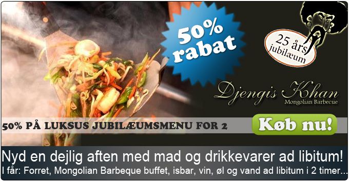 Tilbuddet stopper fredag 25/1 kl. 24.00 - brug værdibeviser inden 20/4