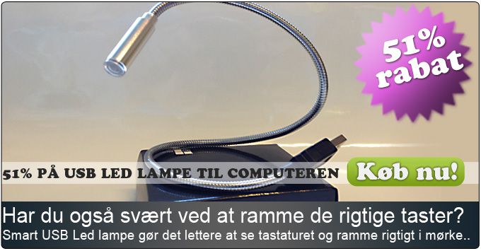Har du svært ved at se tastaturet, når du sidder ved computeren i mørke?