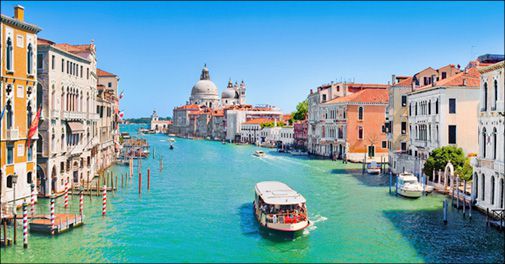 Besøg romantiske Venedig