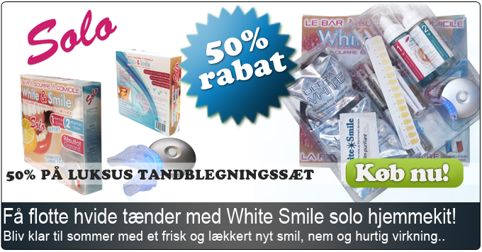 Avanceret tandblegningskit til hjemmebrug fra tandblegning.biz