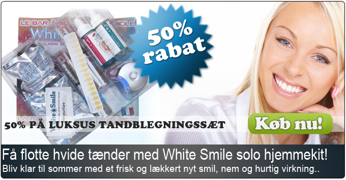 Avanceret tandblegningskit til hjemmebrug fra tandblegning.biz