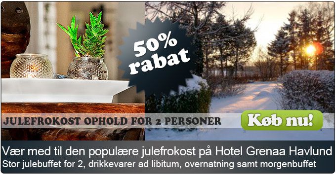 Sjovt og underholdende ophold med julefrokost på Hotel Grenaa havlund