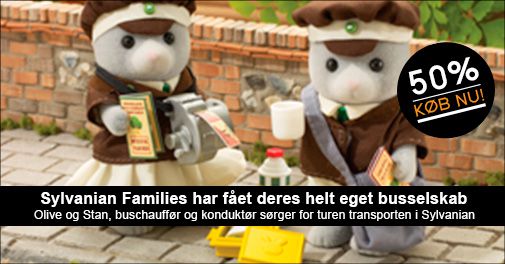 SYLVANIAN FAMILIES: Bus chauffør og konduktør