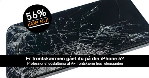 Hurtig og professionel udskiftning af iPhone 5 A+ frontskærm 