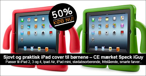 Sjovt, praktisk og beskyttende iPad cover til børnene - Sig hej til iGuy