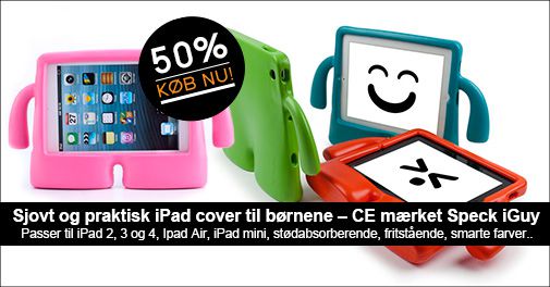 Sjovt, praktisk og beskyttende iPad cover til børnene - Sig hej til iGuy