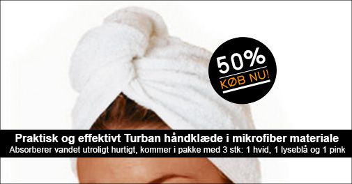 Nem at bruge og tørrer håret hurtigere end et almindeligt håndklæde!