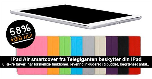 Tjekket beskyttelse til din iPad Air - Smartcover fra Telegiganten