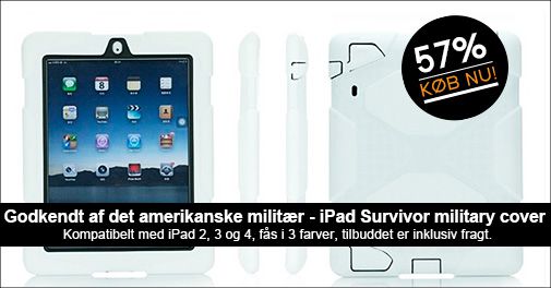 Giv din iPad den ultimative beskyttelse med Survivor military coveret