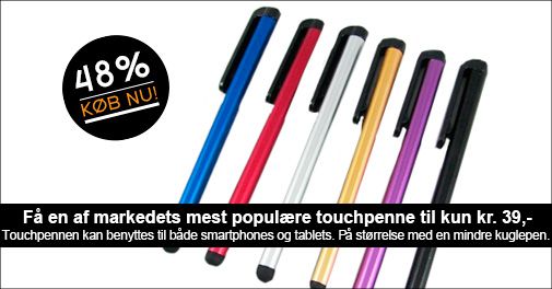 Undgå fedtede fingeraftryk på din tablet eller din smartphone!