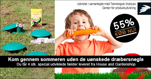 Slut med dræbersnegle og colibakterier - effektive dræbersnegle fælder