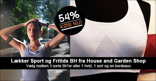 Få det meste ud af din træning med den helt rigtige sports BH