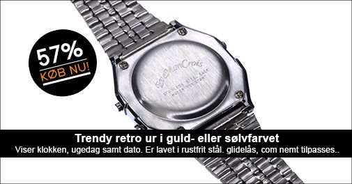 Få glæde af dette populære digitale retro ur, mange år fremover!