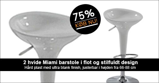 Perfekt til det moderne, stilrene hjem.. Barstole fra House of Hansen.. 