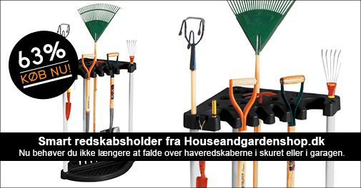 Nu behøver du ikke længere at falde over haveredskaberne!