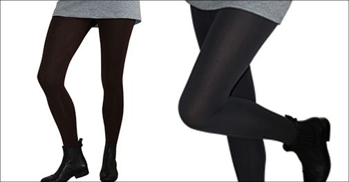 For et moderigtigt vinterlook... Lækre varme strømpebukser i flotte farver.. 