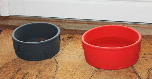 Silikone foderskåle til hund og kat