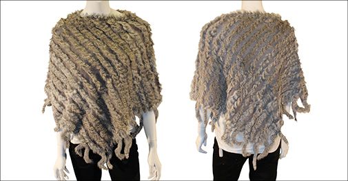 Hold varmen med denne eksklusive poncho!