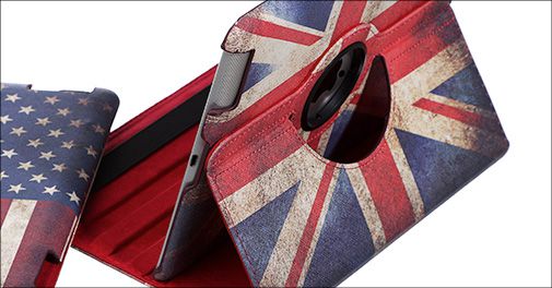 Trendy og slidstærkt iPad cover.. 