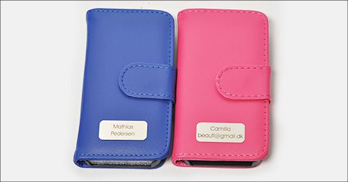 Få et personligt cover med en laser gravering - vælg ml. skønne farver!