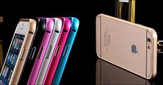 iPhone aluminiums cover til 4/4S, 5/5S og 6/6+ forhandlet fra 4mobil, værdi kr. 218,-
