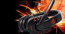 Kinbas gamer headset med surround-sound og mikrofon, inkl. fragt, værdi kr. 344