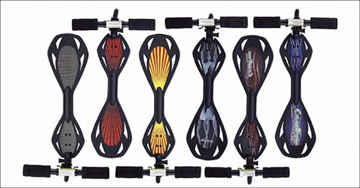 Mange timers udendørs sjov og motion - prøv en fed wave-scooter