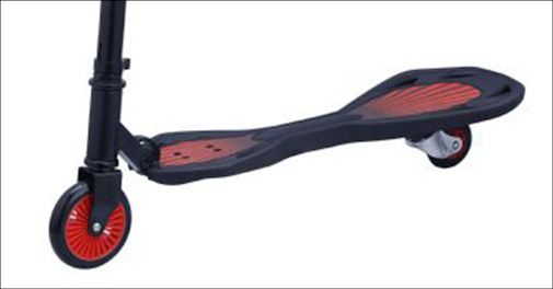 Mange timers udendørs sjov og motion - prøv en fed wave-scooter