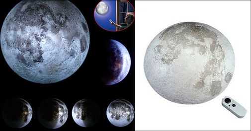 Beroligende nattelampe der vækker børns interesse for rummet