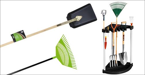 Så er løsningen her! Fald ikke længere over dine haveredskaber!