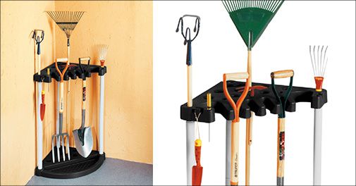 Så er løsningen her! Fald ikke længere over dine haveredskaber!