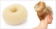 2 stk. hår Donut Buns inklusiv levering, værdi kr. 210