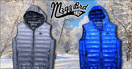 Lækker dunvest til mænd med højteknologisk isolerende kunstdun