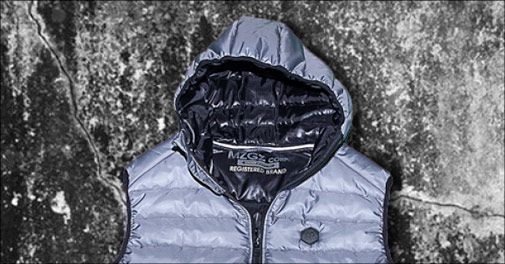 Lækker dunvest til mænd med højteknologisk isolerende kunstdun