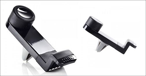 Smart mobilholder der kan monteres i bilens ventilationsblæser!