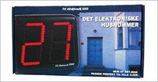 Elektronisk husnummer forhandlet fra Nonikotin, værdi op til kr. 1300,-