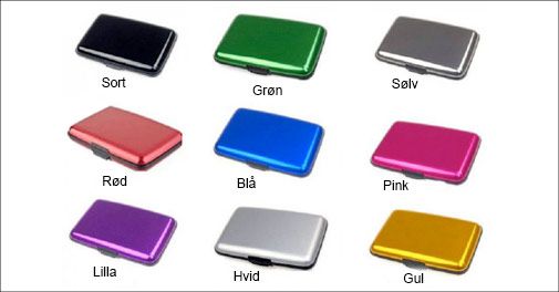 Hold på kørekort, kreditkort m.m. - i trendy og farvestrålende holder!