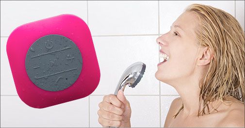 Ny forbedret model med endnu bedre lyd - syng med i badet :)