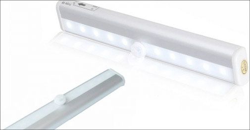 Kan bruges både inde og ude - med on/off sensor funktion!