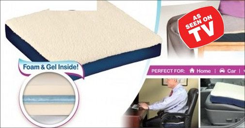 Mindsker ubehag og giver komfort for bagdel og ryg! SET PÅ TV!