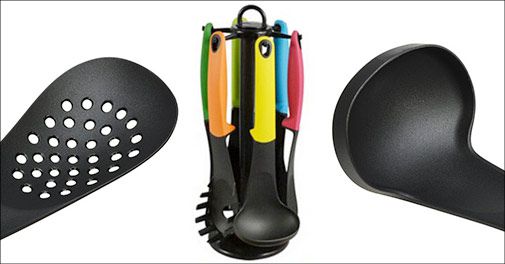 Et herligt farverigt sæt til køkkenet!