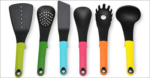 Et herligt farverigt sæt til køkkenet!